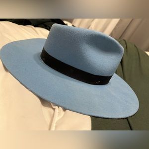 Shyanne Women’s Wool-Felt Western Hat Light Blue